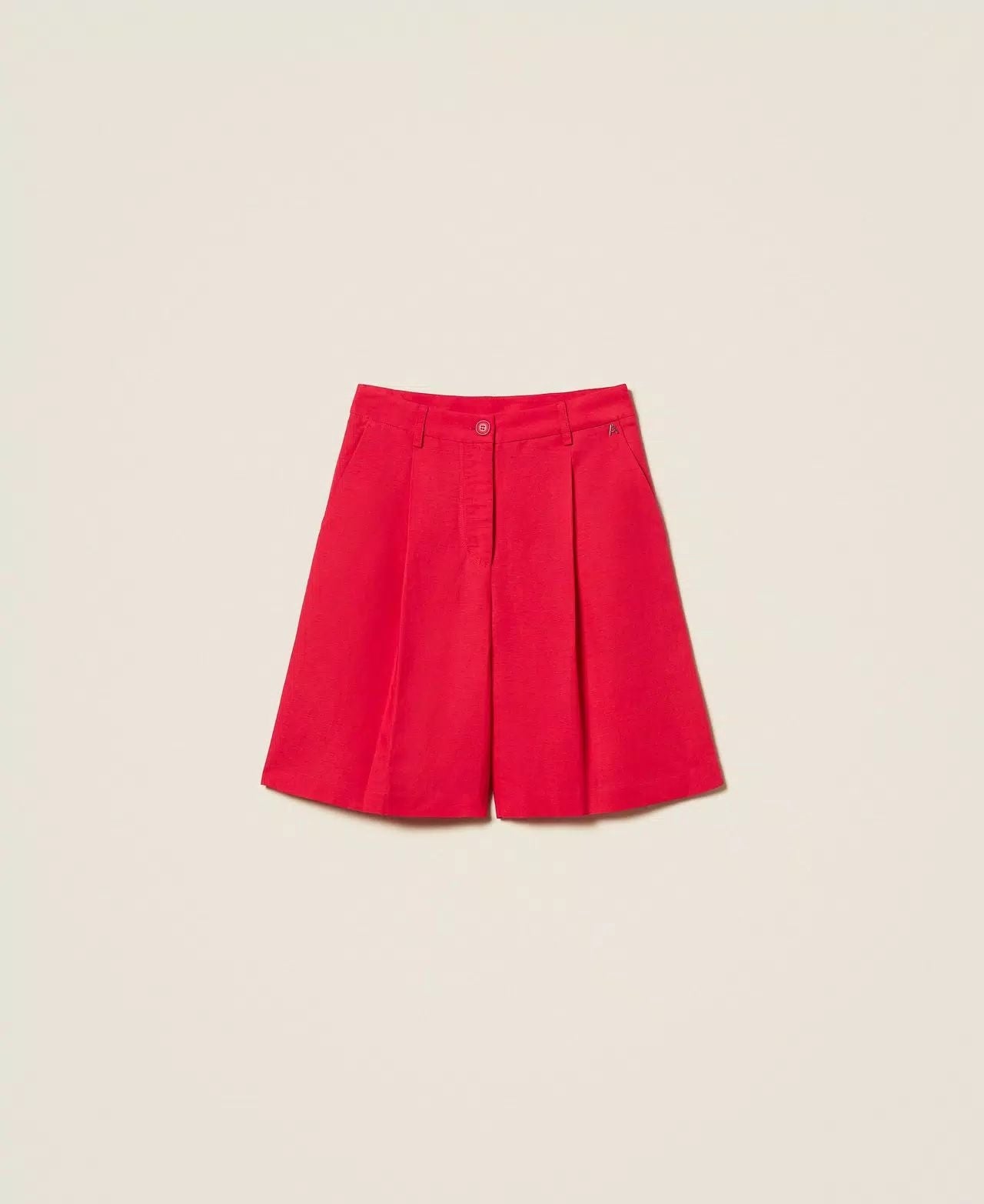 Bermuda Twinset Actitude in misto lino donna