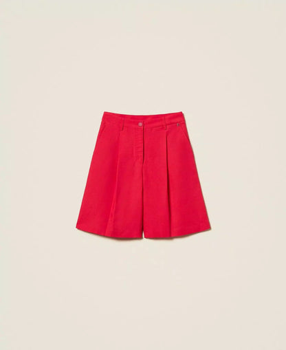 Bermuda Twinset Actitude in misto lino donna
