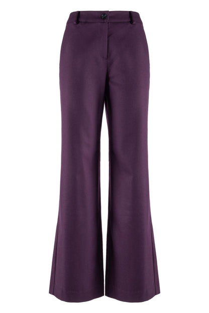 Pantalone Nenette con inserti laterali gessati