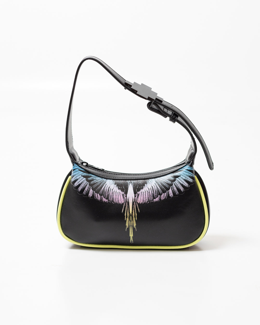 Tracolla Marcelo Burlon in ecopelle "Icon Wings Blue"