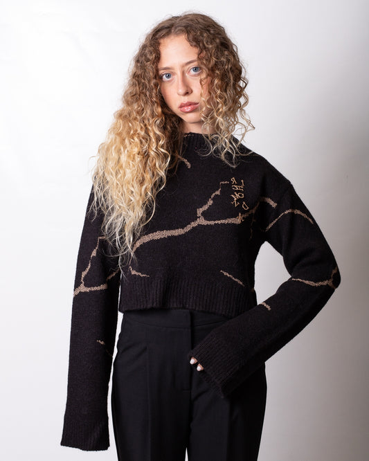 Maglia Richmond X in misto lana con ciondoli donna