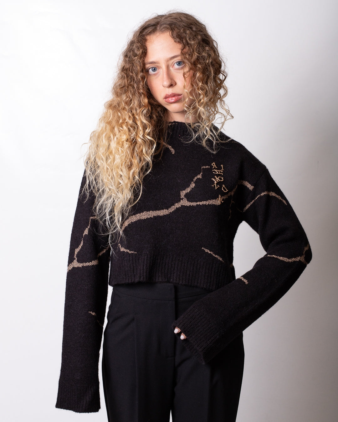 Maglia Richmond X in misto lana con ciondoli donna