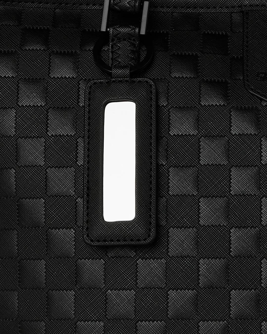 Borsa Sprayground nero RAISED CHECK TOTE