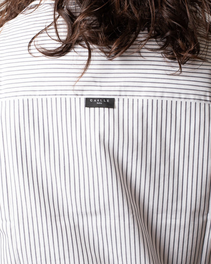 Camicia Gaelle "Fit Bowling" a righe uomo