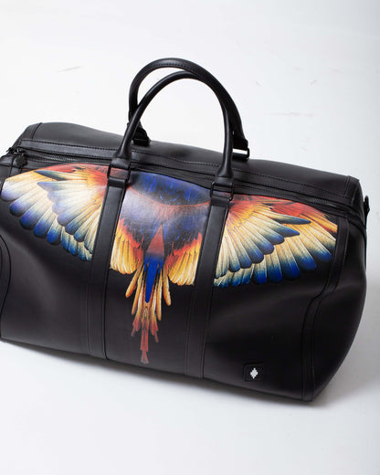 Borsone Marcelo Burlon in ecopelle wings colorfull