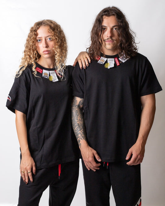 T-Shirt Sprayground regular girocollo "Label"