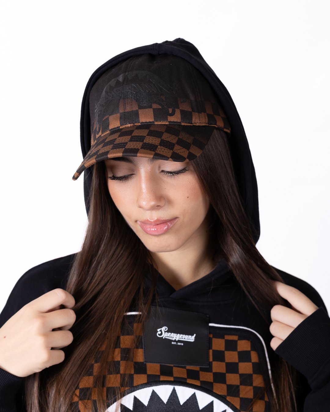 Cappello Sprayground con visiera e logo stampato