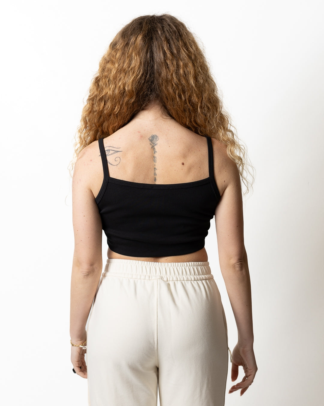Top Calvin Klein in costina cropped donna