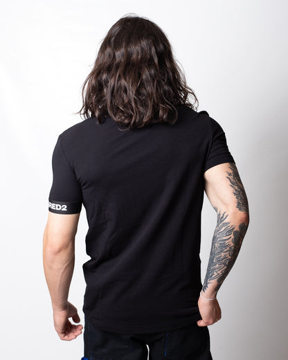 T-Shirt Dsquared2 con banda elastica logata