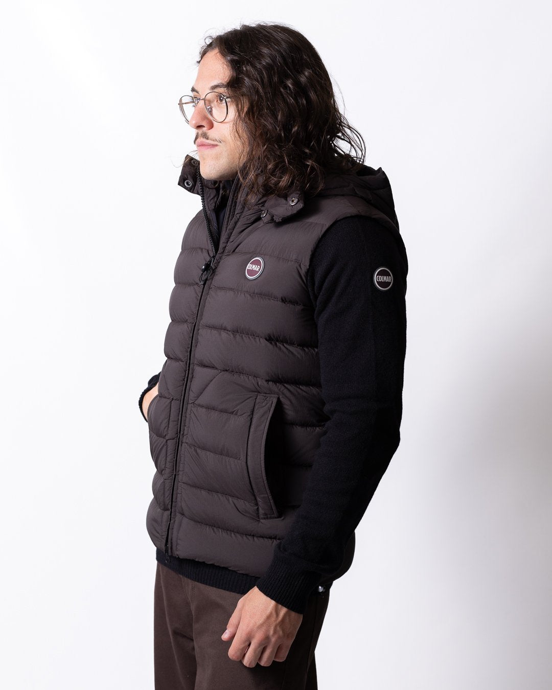 Gilet Colmar opaco con cappuccio staccabile uomo