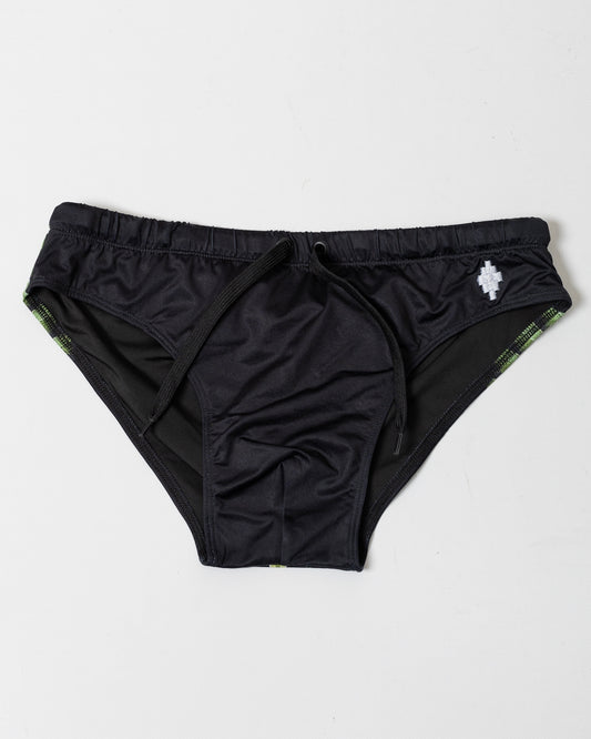 Slip mare Marcelo Burlon "Icon Wings Yellow" uomo