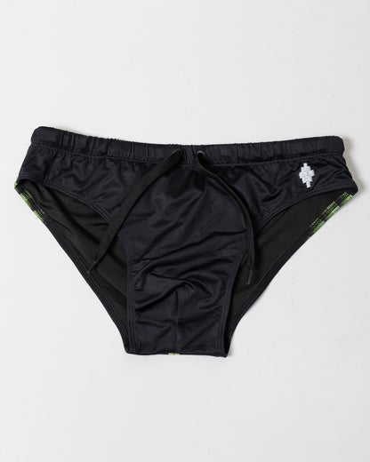 Slip mare Marcelo Burlon "Icon Wings Yellow" uomo
