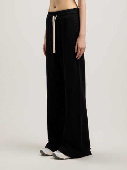 Pantalone Palm Angels in felpa "Curved Logo" donna