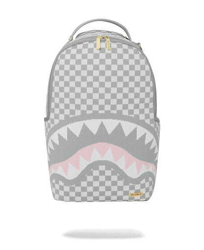 Zaino Sprayground bianco Knit sharks in paris in cream dlx backpack