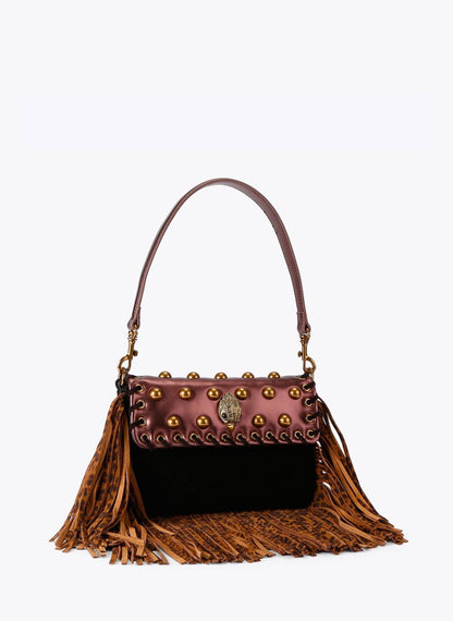 Borsa Kurt Geiger con frange e borchie