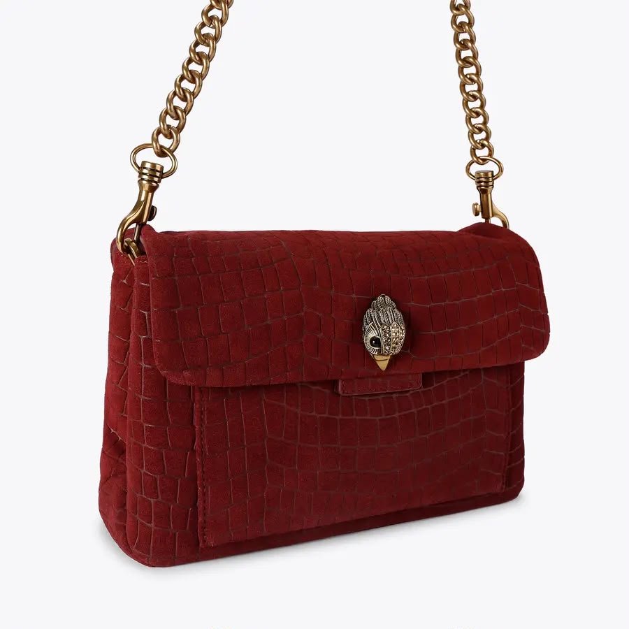 Borsa Kurt Geiger "The Celia" in suede e pelle genuina