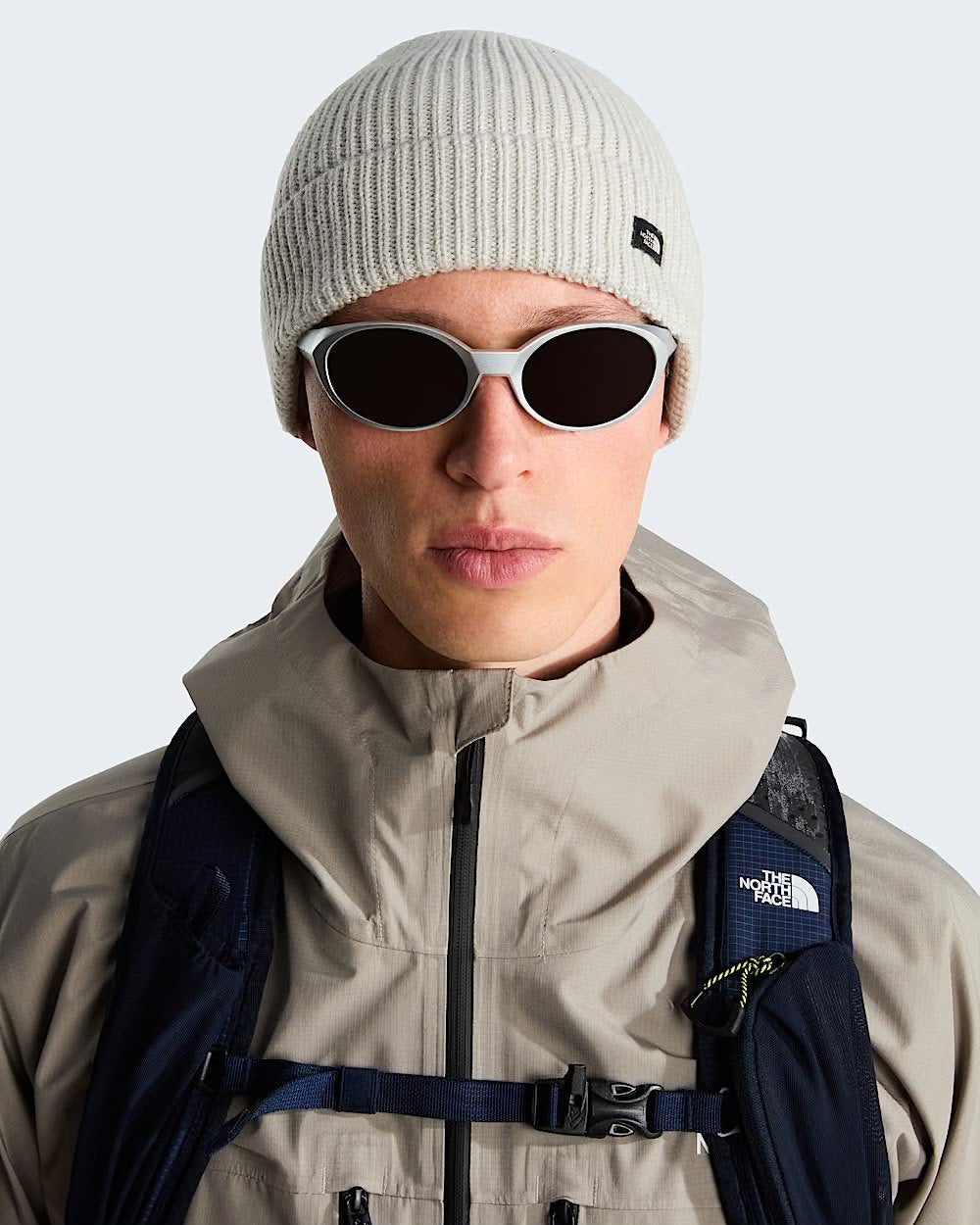 Cappello The North Face logo patch