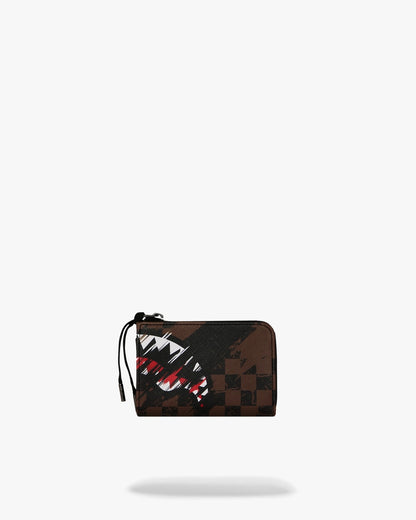 Portafoglio Sprayground marrone SMEARED GRUNGE WALLET 
