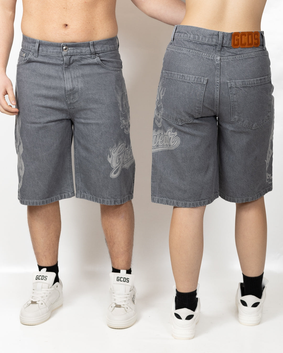 Bermuda GCDS in denim "Riders"