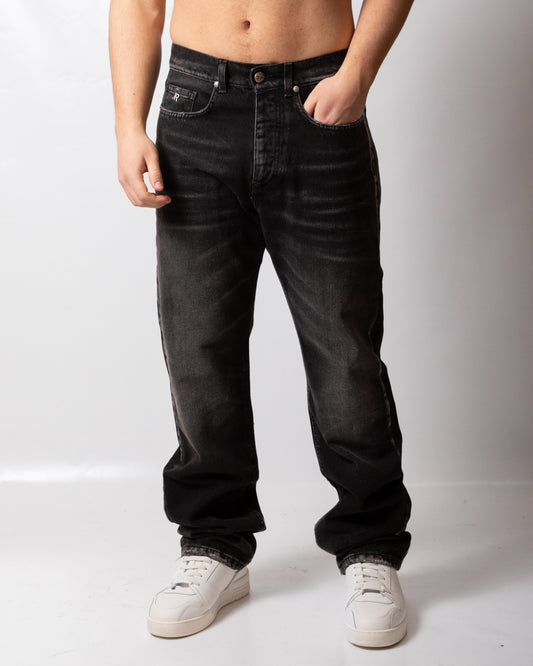 Jeans John Richmond wide leg uomo