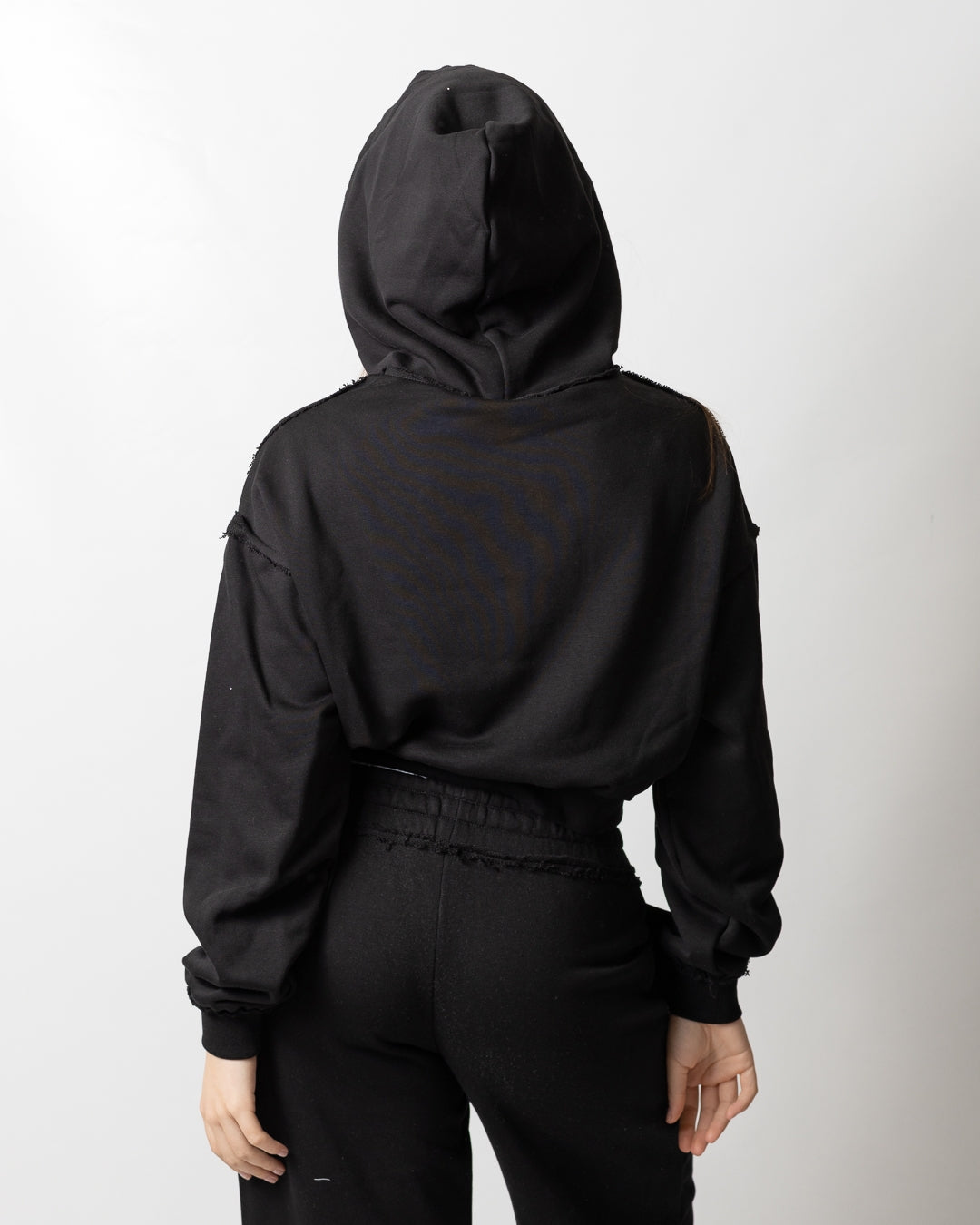 Felpa Comme des Fuckdown fullzip con cuciture a taglio vivo donna
