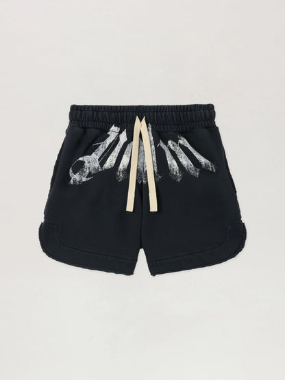 Short Palm Angels in felpa "Big Waist Logo" donna