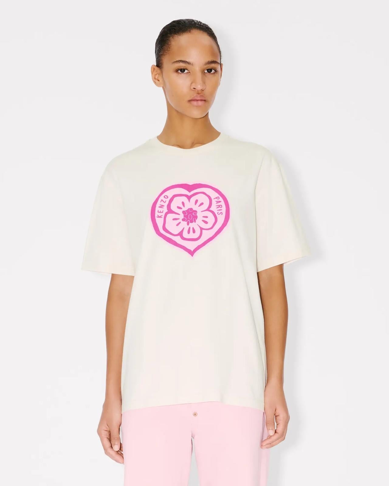 T-Shirt Kenzo "Boke Heart" loose fit donna