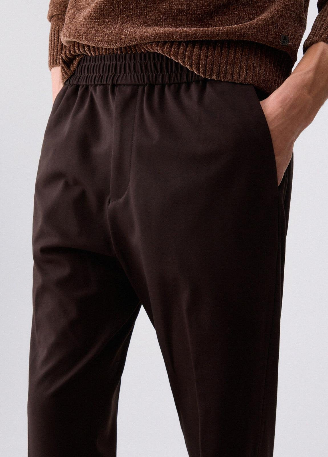 Pantalone Liu Jo "JoggJersey"con logo metallico