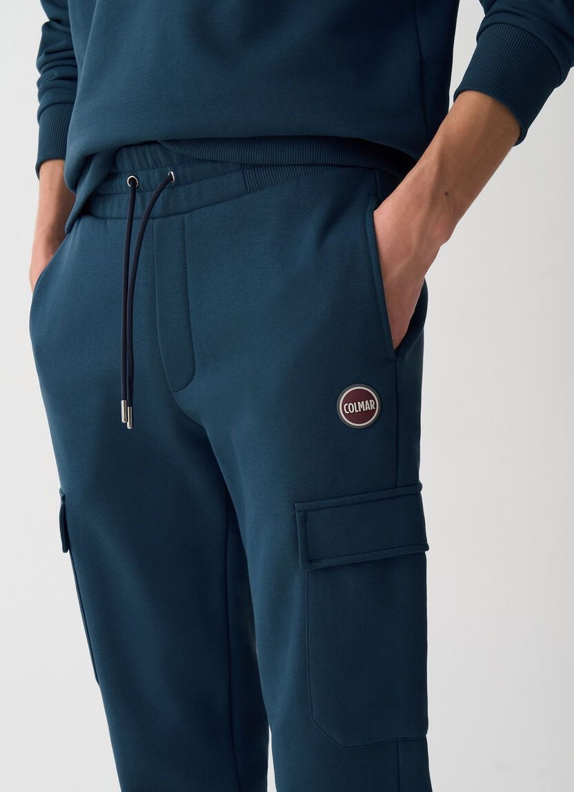 Pantalone Colmar cargo in felpa uomo