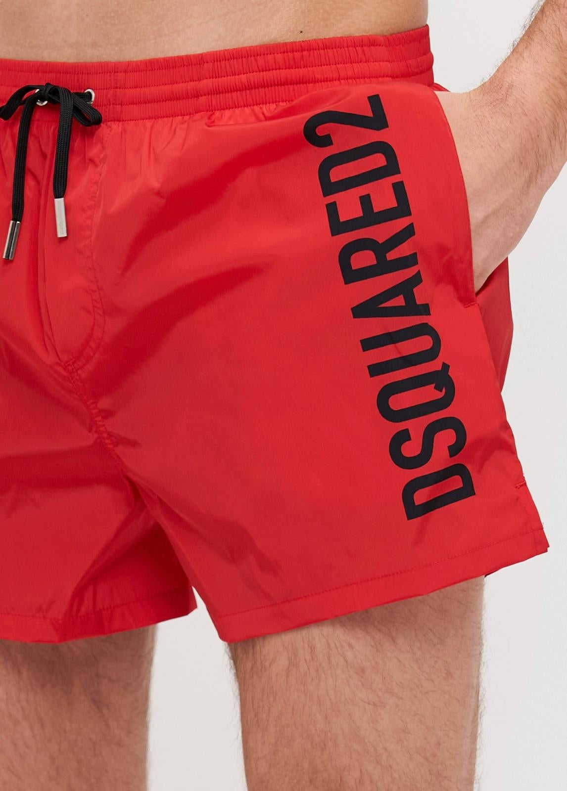 Boxer mare Dsquared2 con logo classic stampato uomo