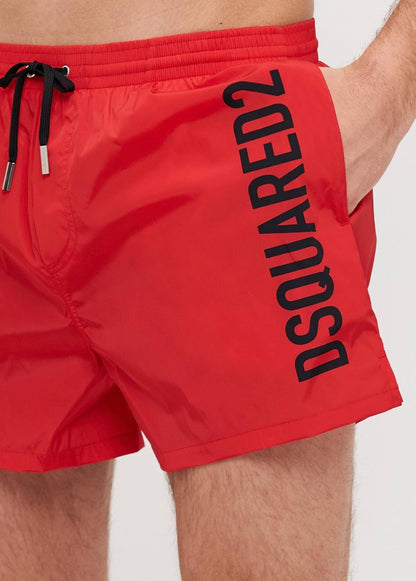 Boxer mare Dsquared2 con logo classic stampato uomo