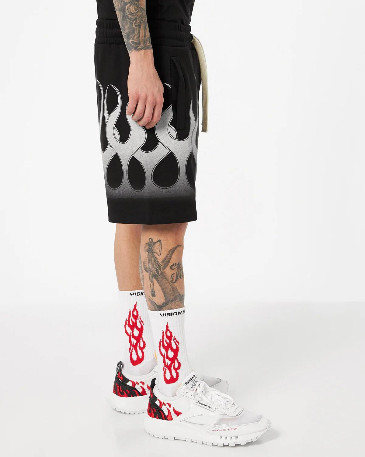 Bermuda Vision of Super "White Flames" uomo