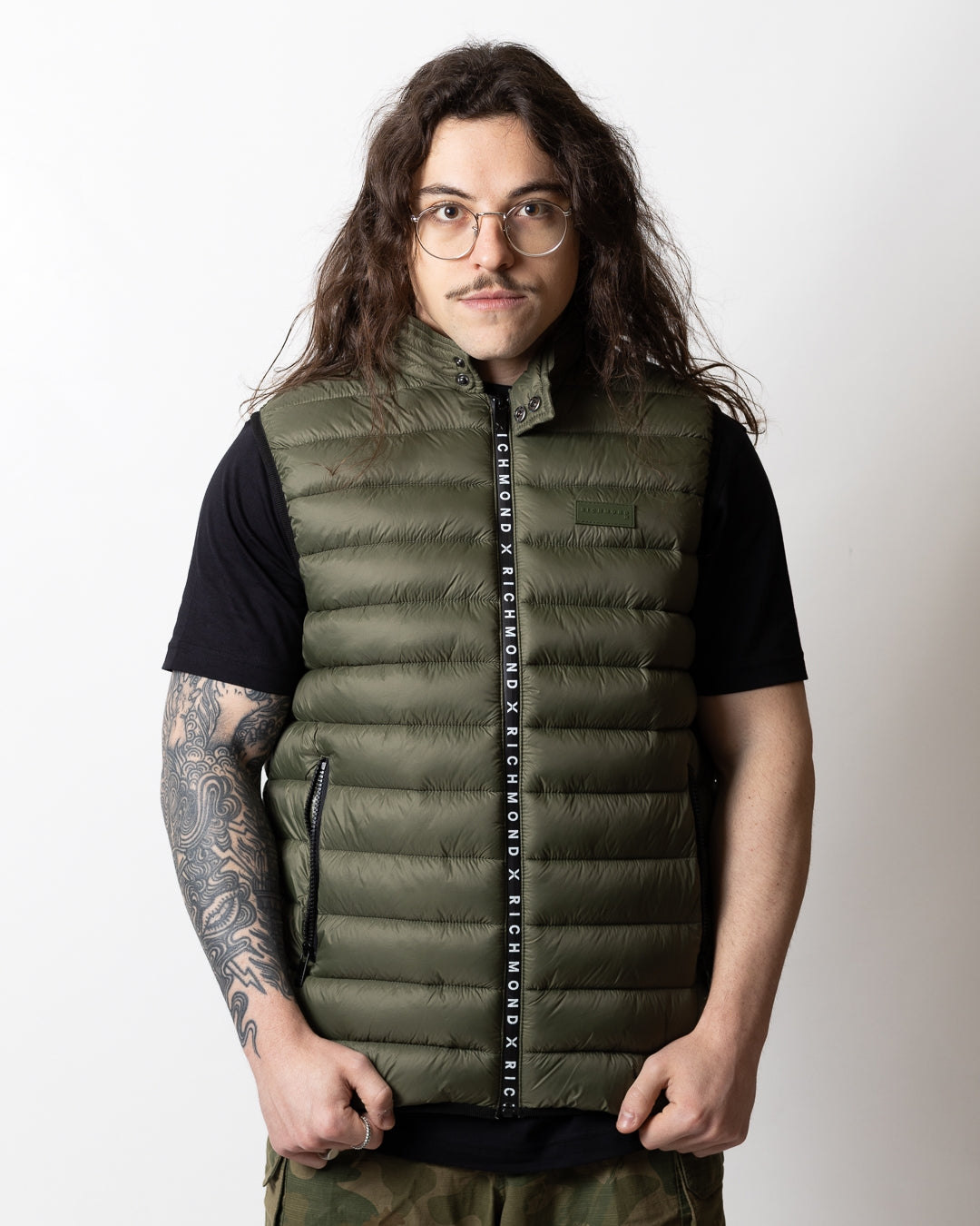 Gilet Richmond X logato uomo