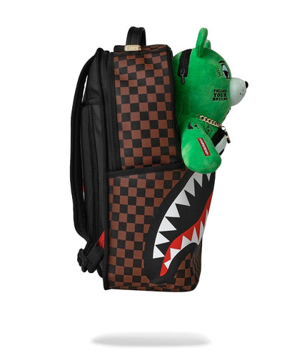 Zaino Sprayground marrone BEAR POUCH 2N1 BACKPACK