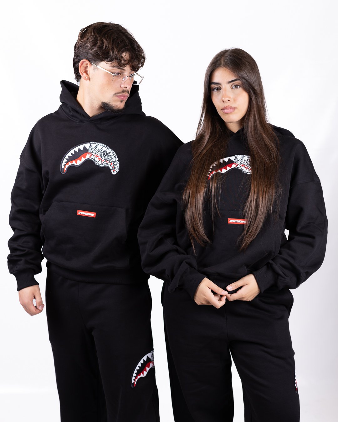 Felpa Sprayground con cappuccio "Sketch Shark"