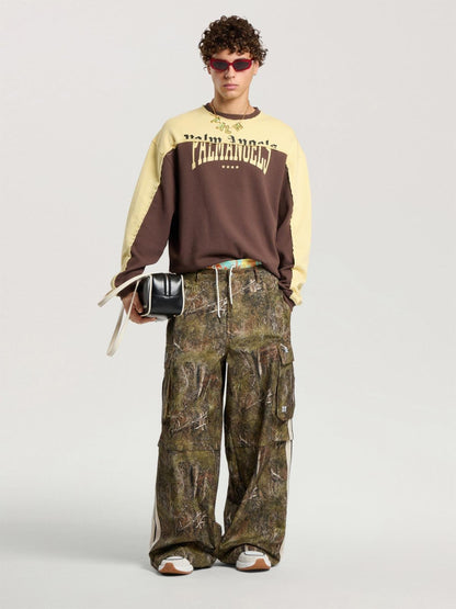 Felpa Palm Angels girocollo "Vintage Logo" uomo