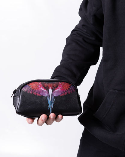 Pochette Marcelo Burlon in ecopelle "Icon Wings "