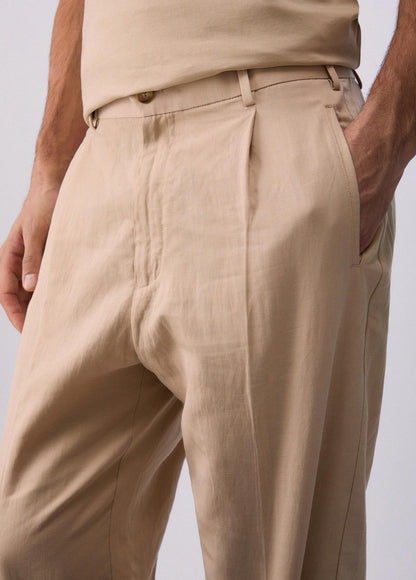 Pantalone Liu Jo regular in misto lino uomo