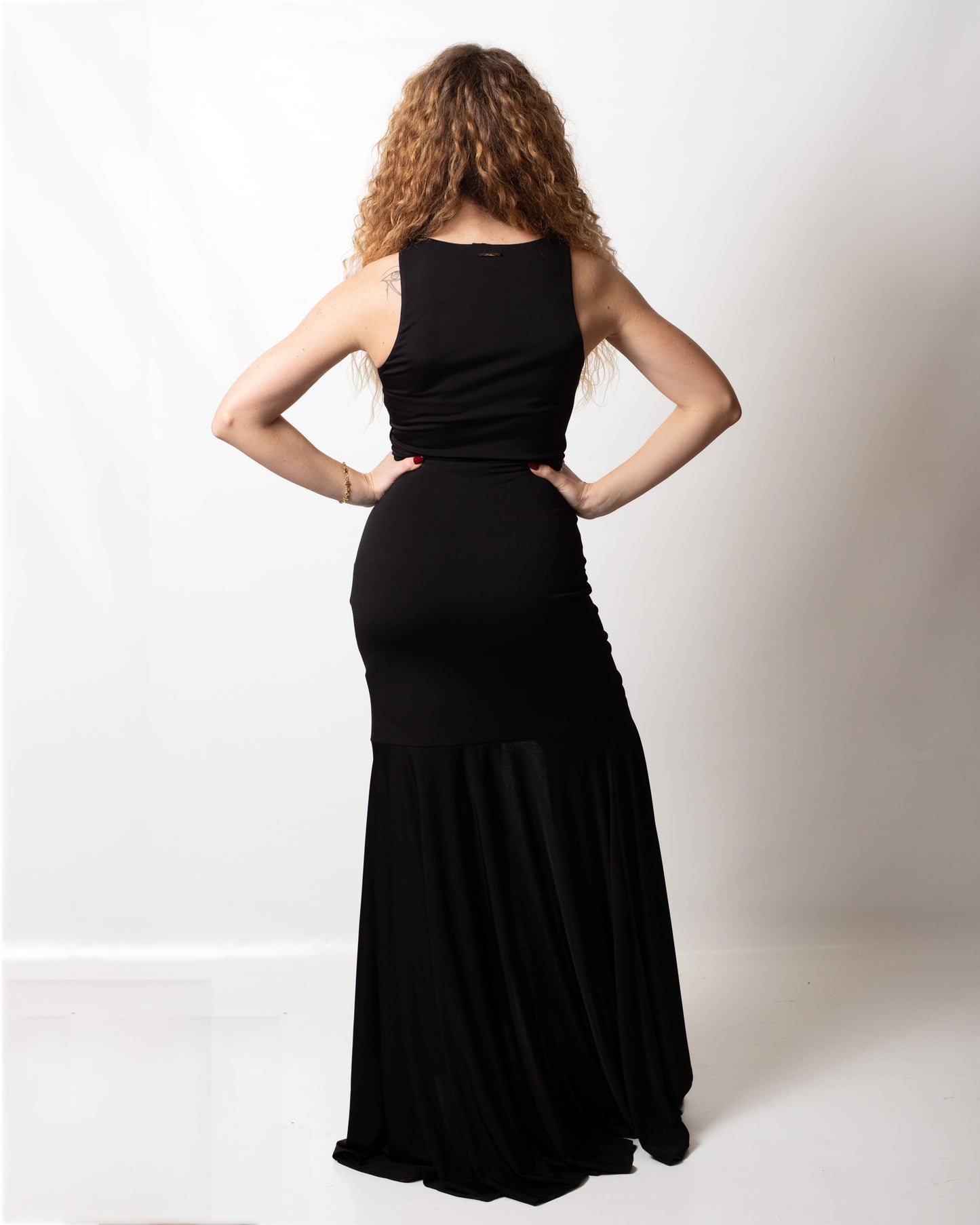 Abito Just Cavalli in organzino stretch donna