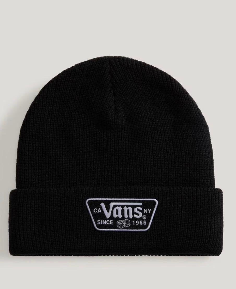 Cappello Vans con risvolto e patch-logo