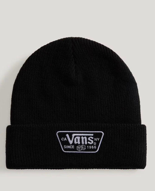 Cappello Vans con risvolto e patch-logo