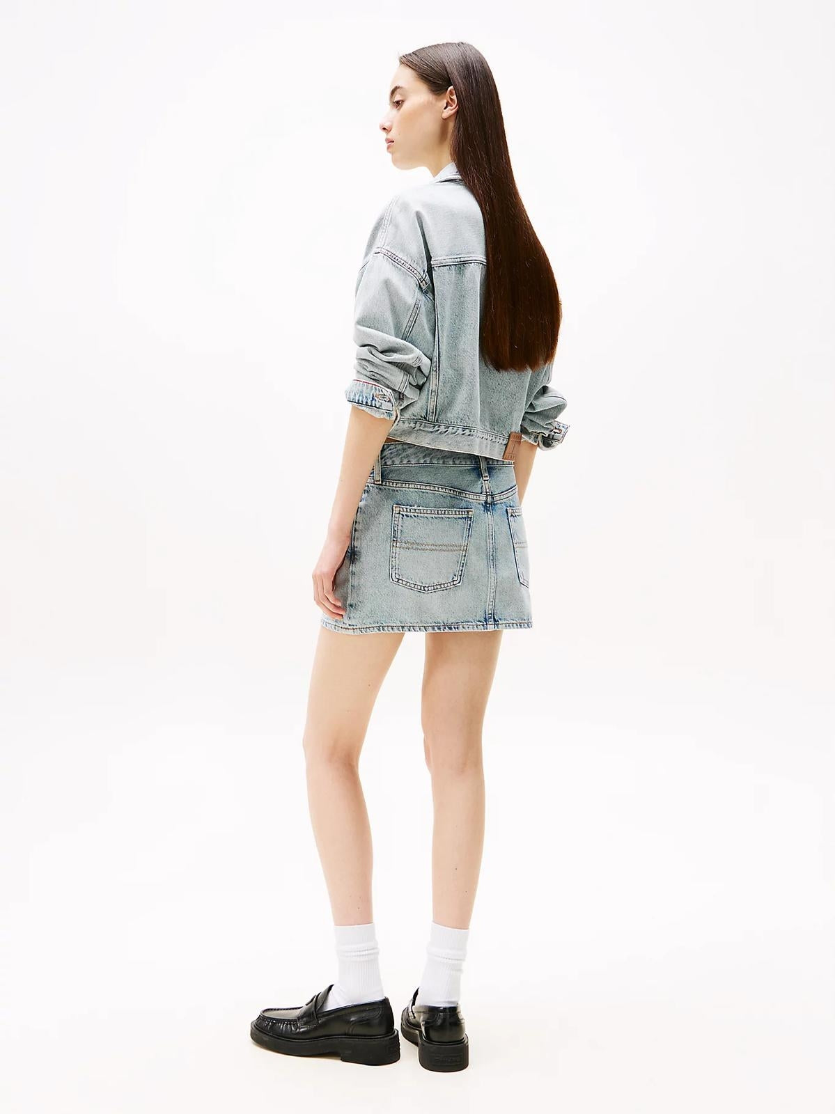 Minigonna Tommy Jeans in denim donna