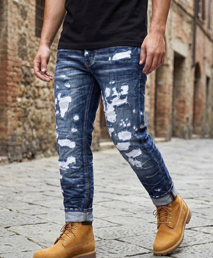 Jeans G2Firenze slim "Breaks" uomo