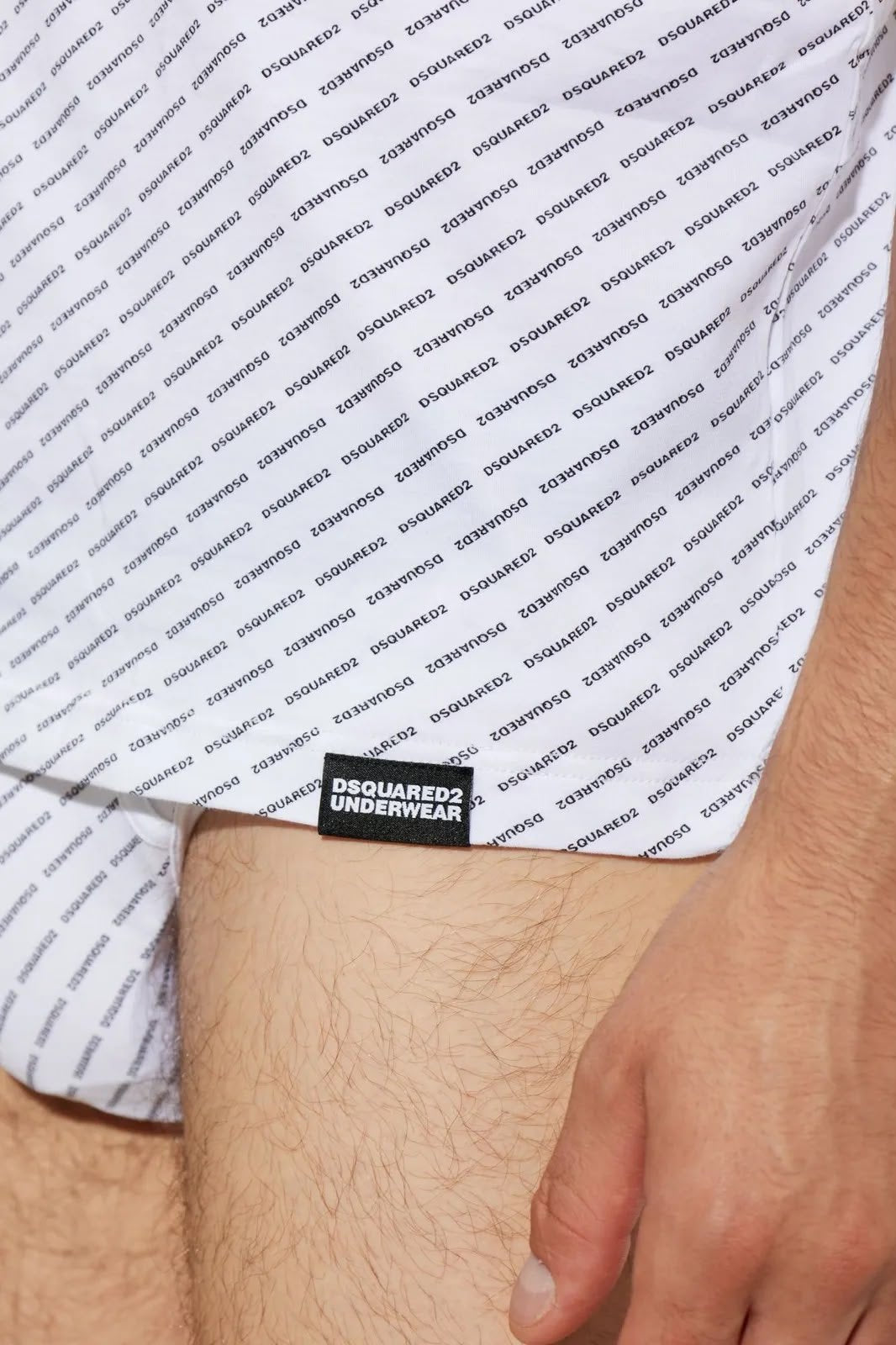 T-Shirt e Slip Dsquared2 con logo all-over uomo