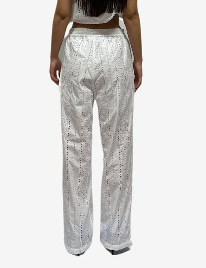 Pantalone Iceberg in pizzo bianco