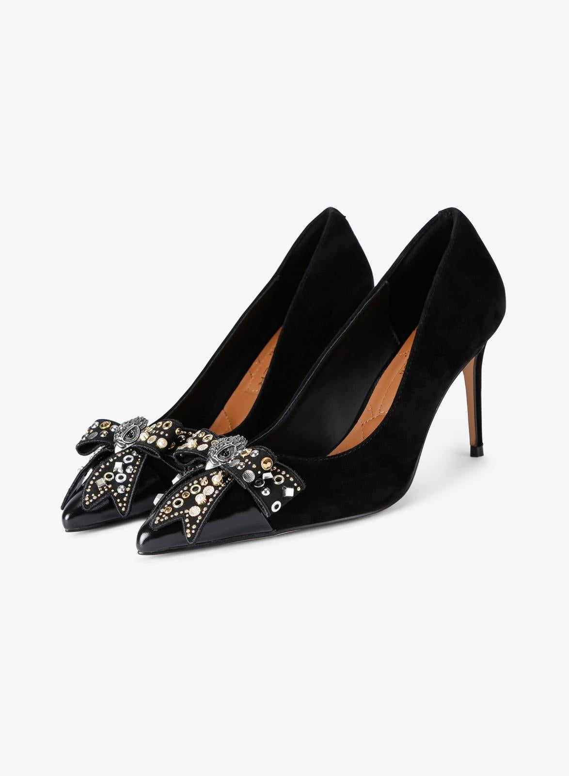 Tacchi Kurt Geiger "Belgravia Stud Bow" donna