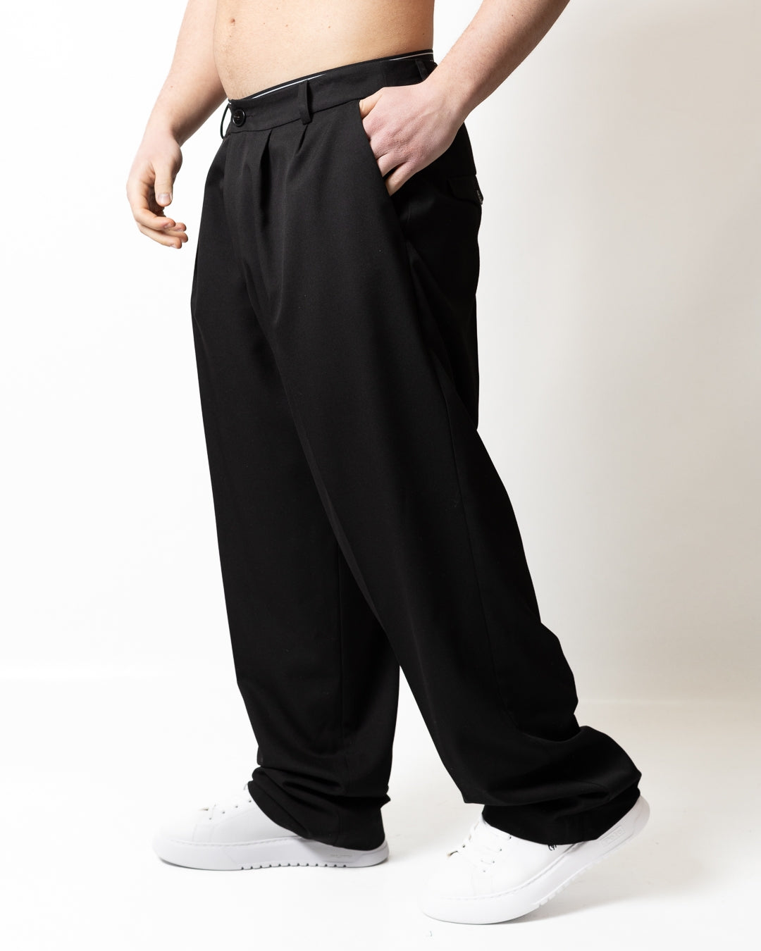 Pantalone Gaelle straight in poliviscosa uomo