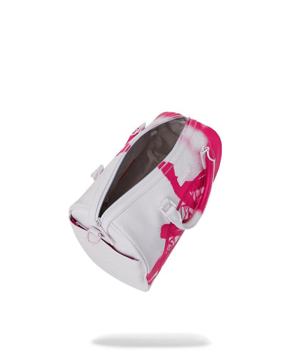 Borsa Sprayground bianco pink vandal  mini duffle