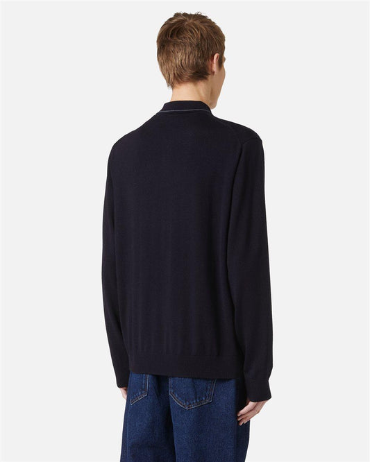 Maglia a polo Iceberg in lana uomo