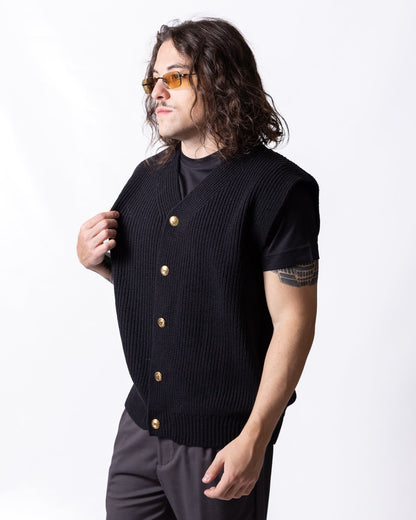Gilet Daniele Alessandrini in lana uomo